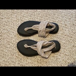 Sanuk Yoga Sling Fabric Sandals